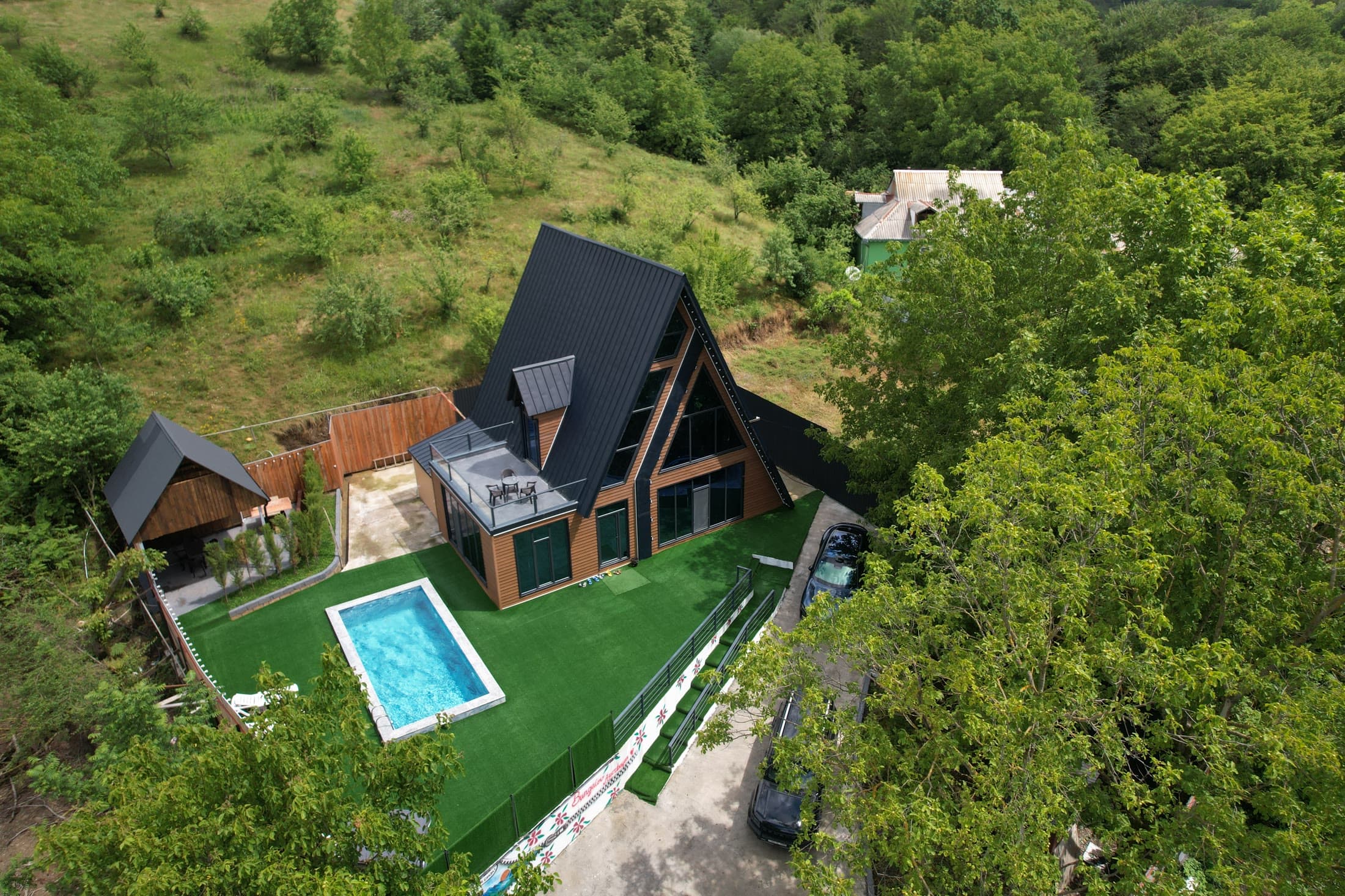 A-Frame among the trees