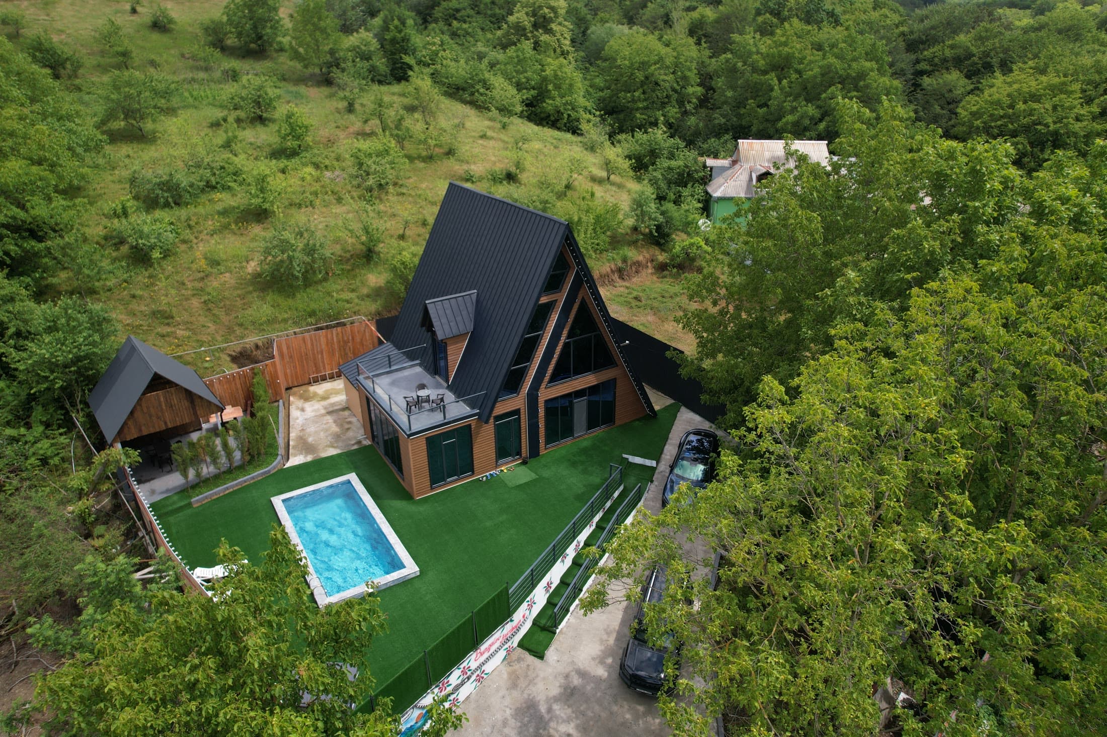 Aerial of the property